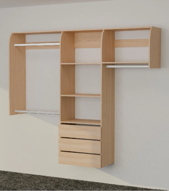 Sands 1700~2000mm Width, Tall 600 Tower with 3 Drawers Variable Set