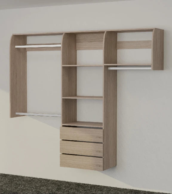 Sands 1700~2000mm Width, Tall 600 Tower with 3 Drawers Variable Set
