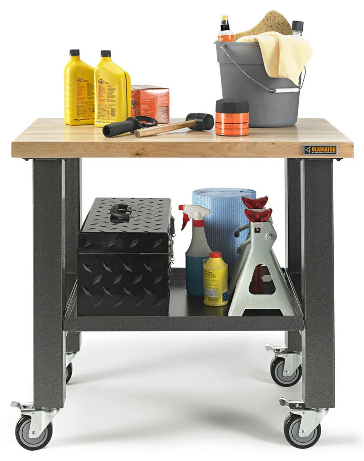 3' (91.4 cm) Wide Mobile Workstation