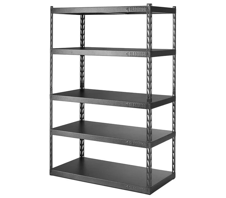 121.9 cm Wide EZ Connect Rack with Five 24" Deep Shelves