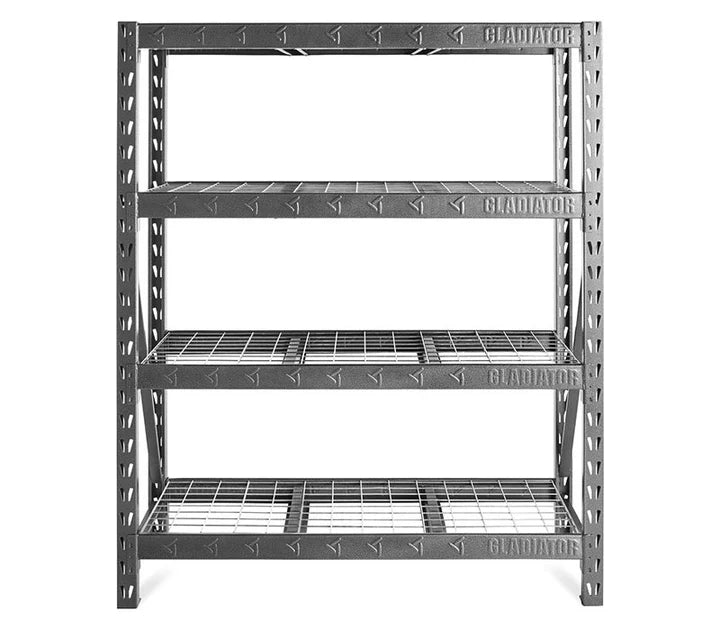 152.4 cm Wide Heavy Duty Rack with Four 18" Deep Shelves