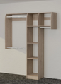 Sands 1200~1500mm Width, Floor 400 Tower with 3 Shelves Variable Set