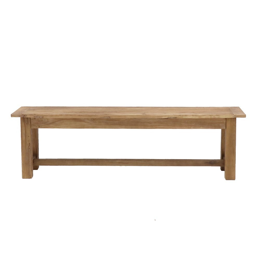 FARMHOUSE ELM BENCH