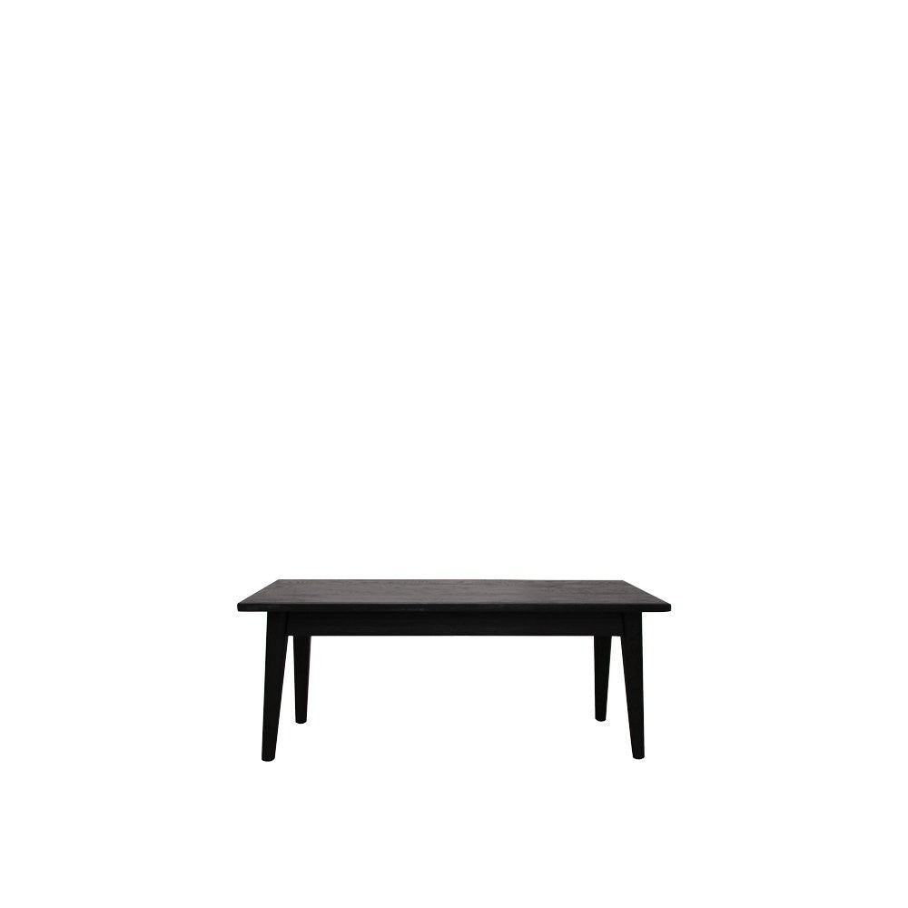 VAASA OAK BENCH - BLACK