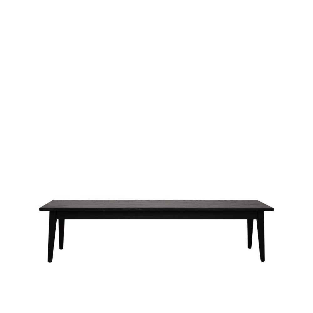 VAASA OAK BENCH - BLACK