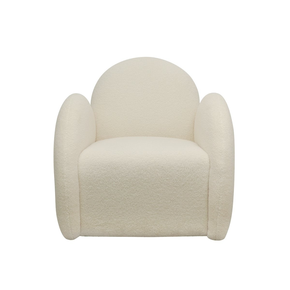 Snugg Swivel Armchair - Cream Shearling