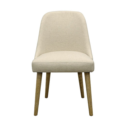 GENOA DINING CHAIR NATURAL LINEN