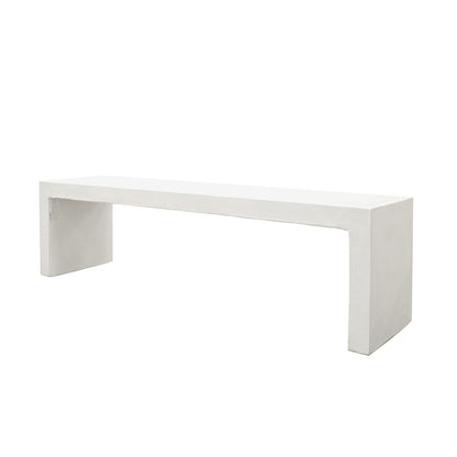 PALMA LONG BENCH WHITE - 160CM