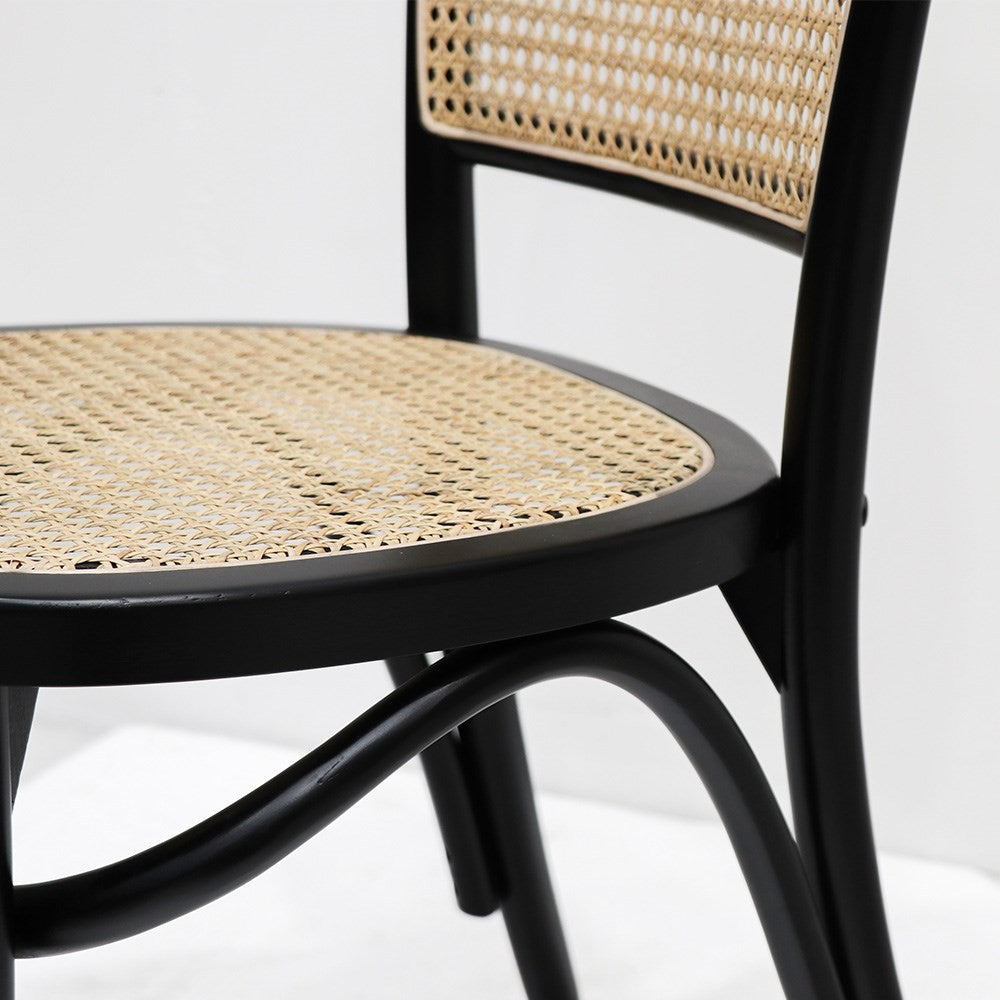 BENTWOOD RATTAN DINING CHAIR