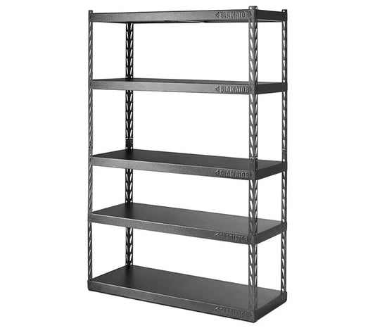 121.9 cm Wide EZ Connect Rack with Five 18" Deep Shelves