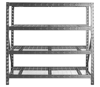 195.6 cm Wide Heavy Duty Rack with Four 24" Deep Shelves