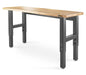 6' (182.9 cm) Wide Adjustable Height Hardwood Workbench