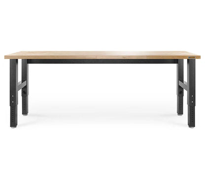 8' (243.8 cm)Wide Adjustable Height Hardwood Workbench