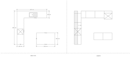 L Shaped Kitchen