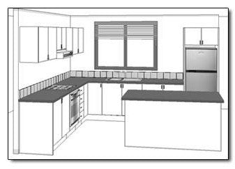 L Shaped Kitchen