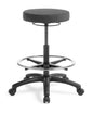 Stitch - Versatile supportive adjustable stool - Black Vinyl