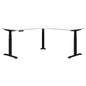 Summit II Electric 90° Corner Workstation Desk