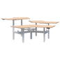 Summit II Electric 120° 3 Pod Desk