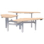 Summit II Electric 120° Rotor 3 Pod Desk
