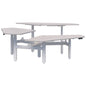 Summit II Electric 120° Rotor 3 Pod Desk