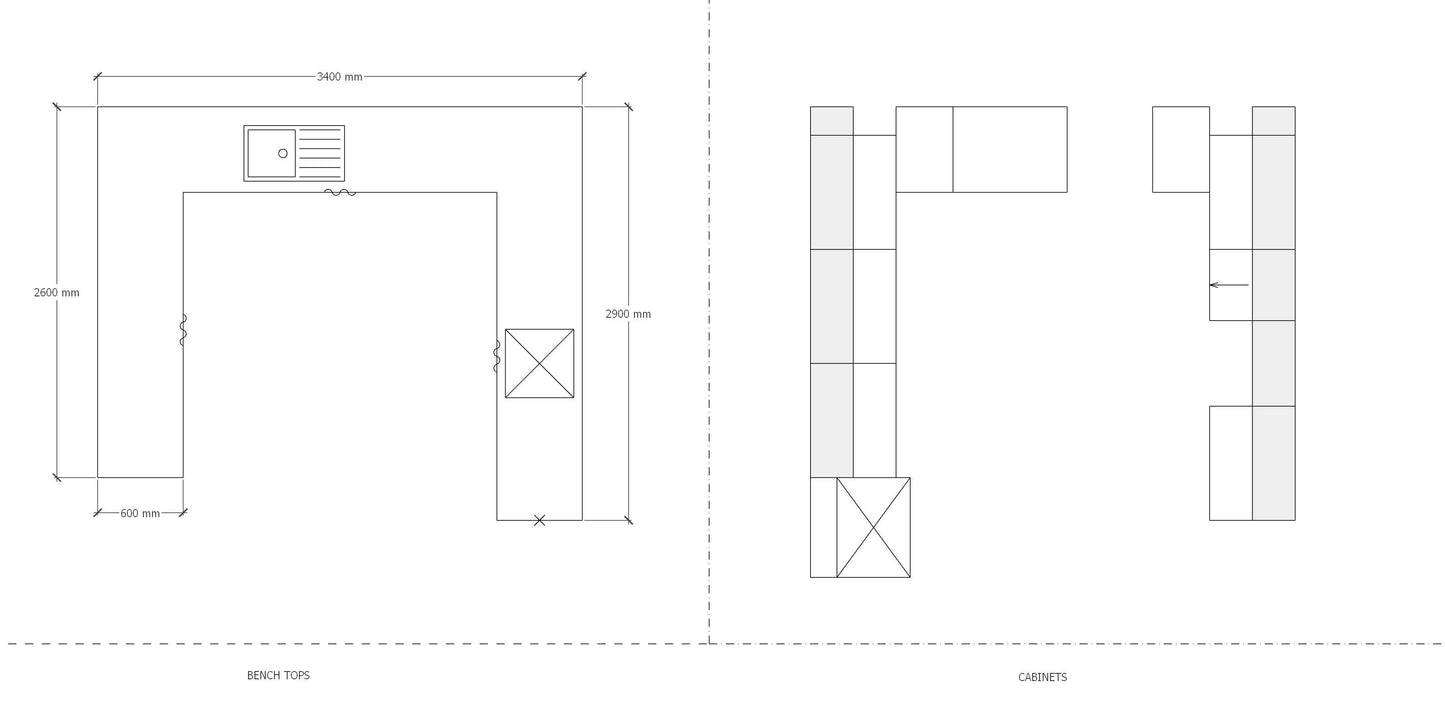 U Shaped Kitchen