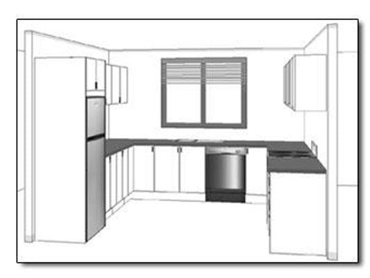 U Shaped Kitchen