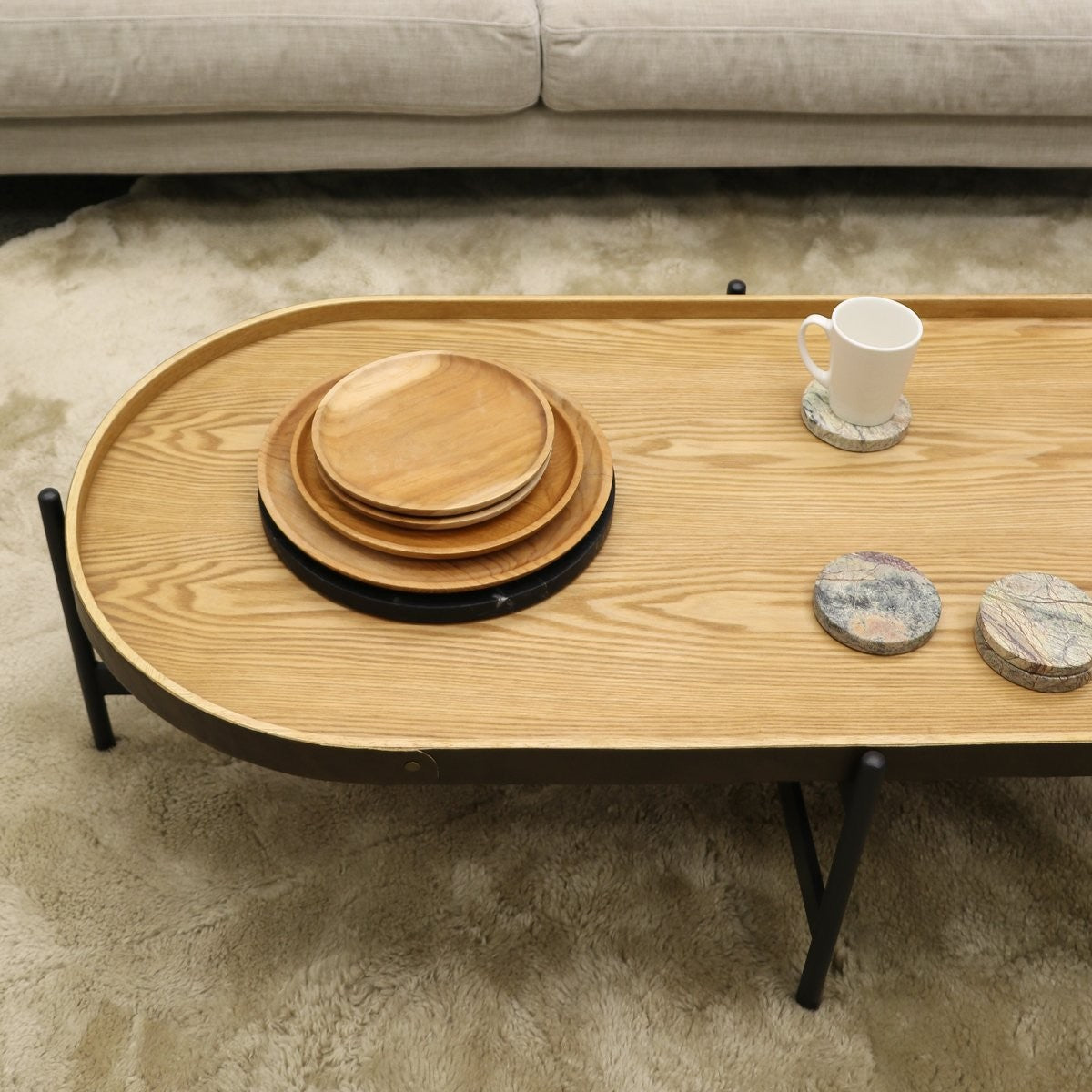 HAYWOOD OVAL COFFEE TABLE