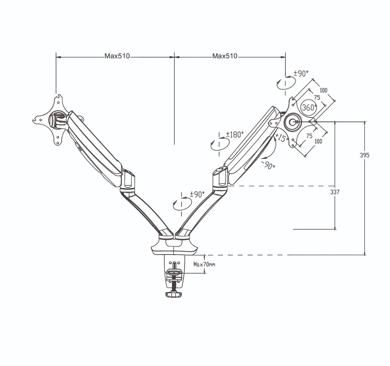 Gladius Single & Double Arm