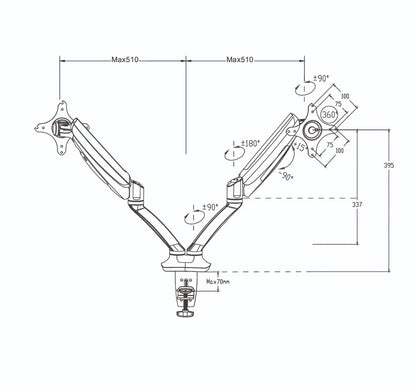 Gladius Single & Double Arm