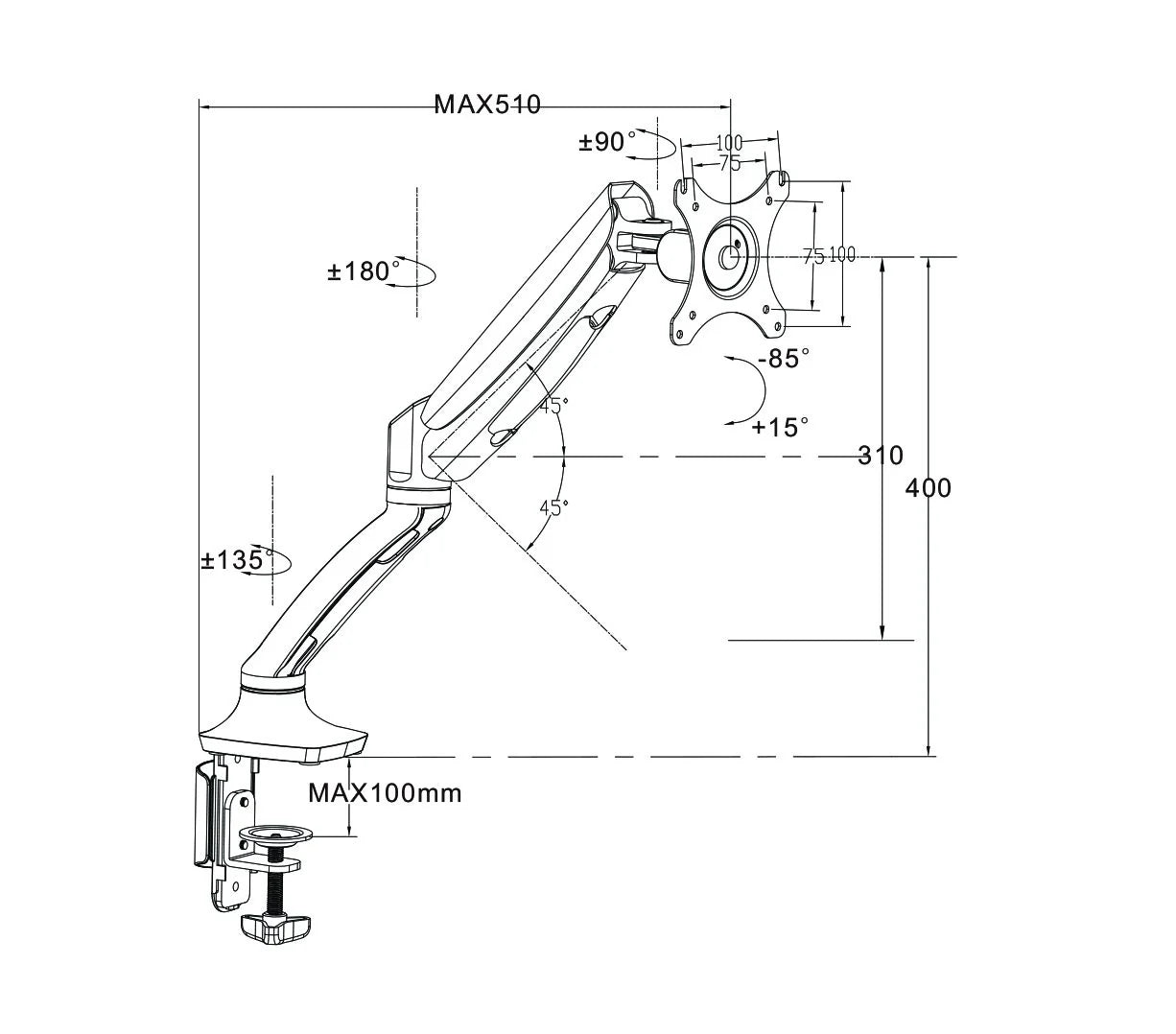 Gladius Single & Double Arm