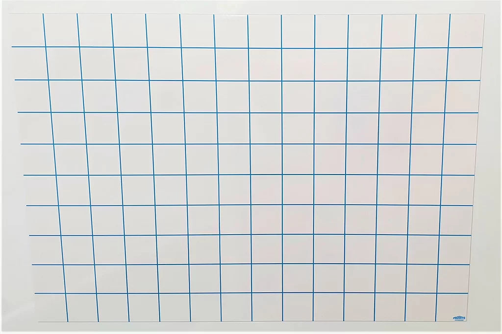 Magnetic Whiteboard Grid Sheet 50x70cm