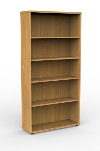 Ergoplan Bookcase 1800 High| office bookcase- 4 shelves| Tawa or Silver |