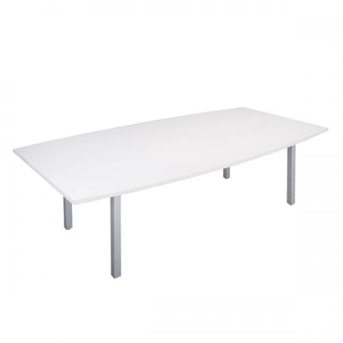 Cubit board table-square steel frame-8 seater table - 2400 x 1200