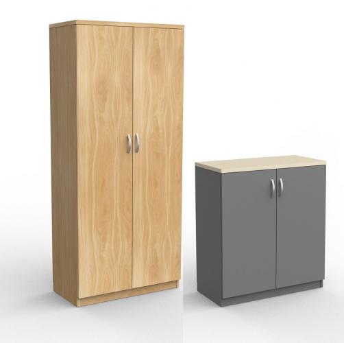 Eko Cupboard -two door storage cupboard-900-1800 high